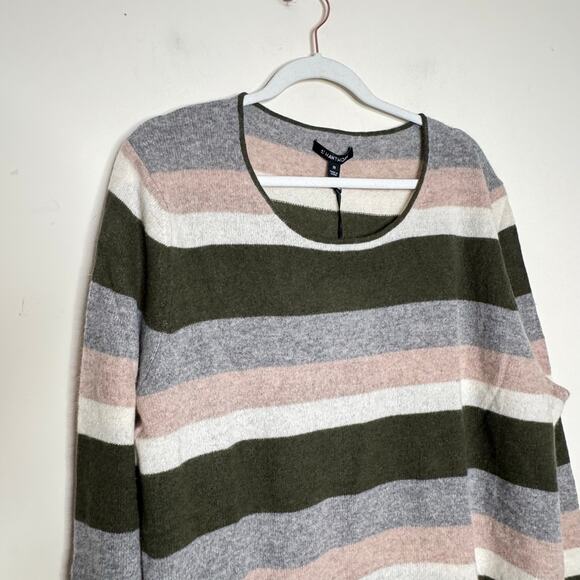 41 Hawthorn Rella Cashmere Crewneck Sweater - Multicolor NWT Size 3X - Picture 3 of 8